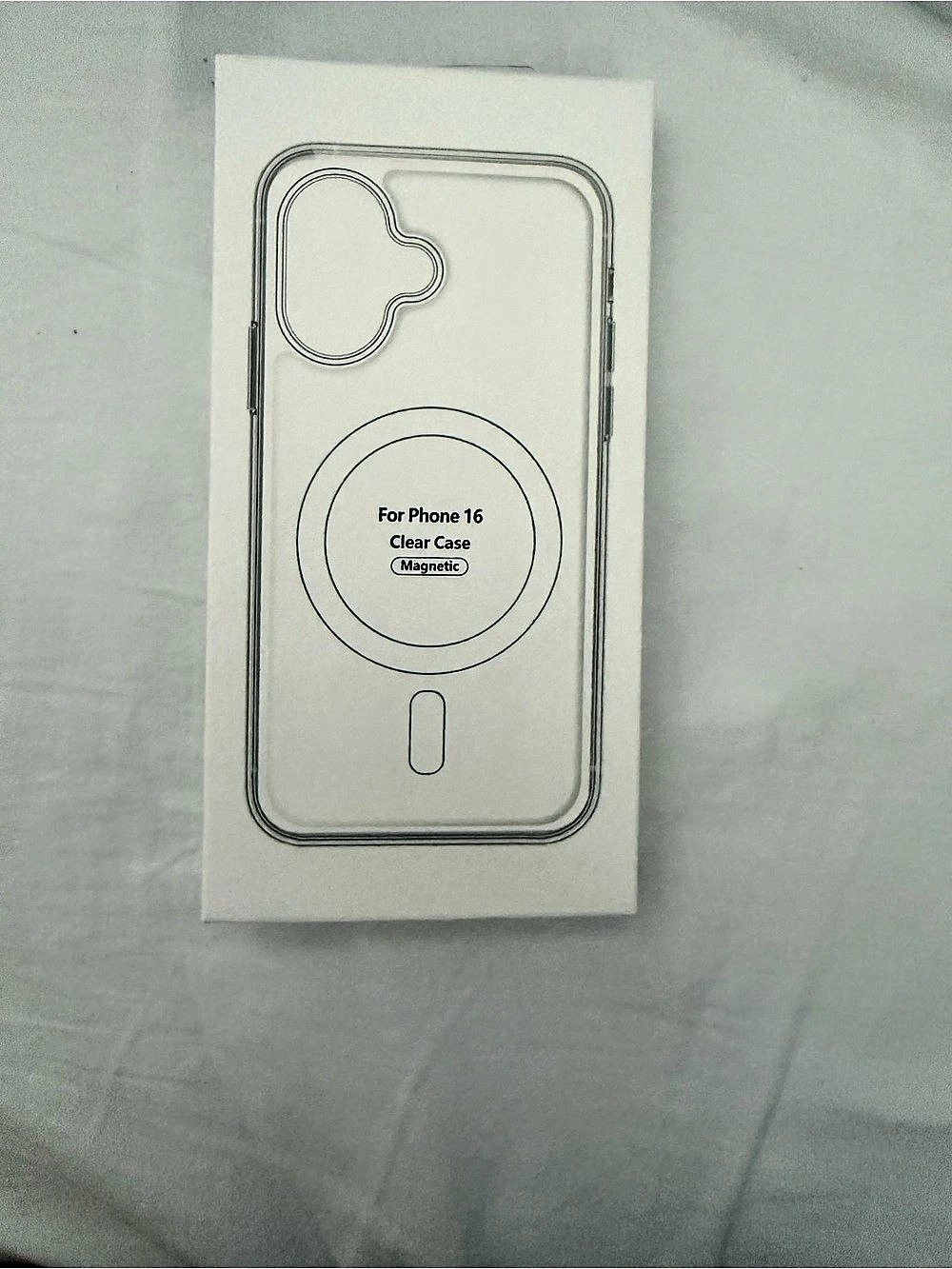Magnetic Clear Case for iPhone 16